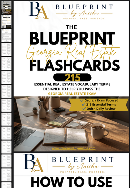 Real Estate Licensing Exam Flashcards