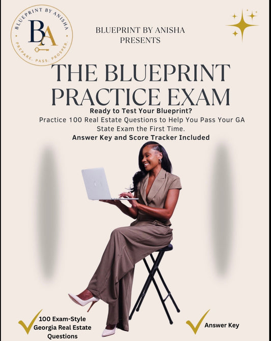 Georgia Real Estate Exam – 100 Practice Questions (Digital Download)